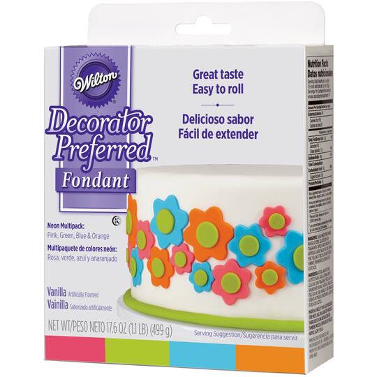 Wilton Decorator Preferred Fondant Neon Colors